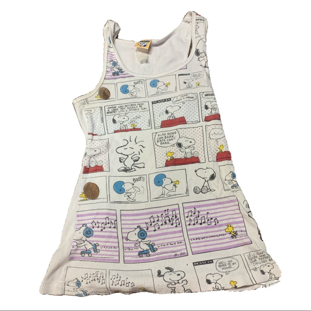 Peanuts Snoopy and Friends Comic Tank-Top